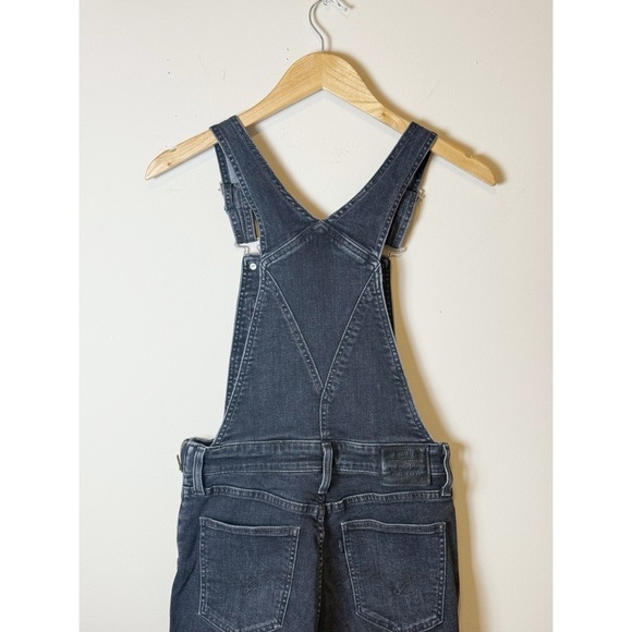 Levi's Dark Wash Skinny Denim Overalls 27 - Picture 6 of 9